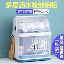 Q baby bottle storage box baby food supplement tool dust-proof drain rack large-capacity tableware box storage locker
