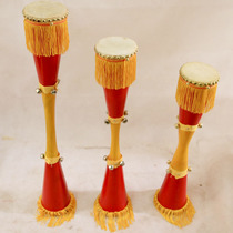 Guangxi Miao Yao drum long drum Yao long national dance drum slender drum student drum craft Drum Dance drum