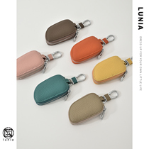 Genuine leather knife frontal car key bag BMW Audi Volkswagen Hyundai Buick General Motors Bull Leather Full Package Key Cover