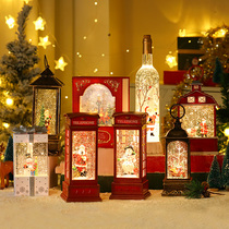 Dingling Christmas Music Box Music Box Music Box crystal ball floating snow to send girls little girls children birthday gifts