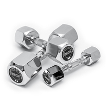 Hexagonal plating steel small dumbbells Mens Fitness 2 5KG 8 kilograms of a pair of Ms. thin arm household practice arm muscle