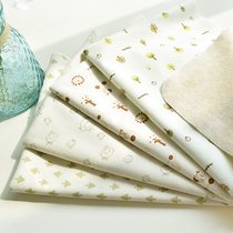 Newborn Supplies Pure Cotton Surface Layer Baby Seppurea Mat Color Cotton Sepal Urine Mat Towel Girl Physiological Cushion Crib Urine Mat
