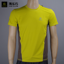 Kaile stone outdoor leisure sports round neck moisture wicking breathable sports quick-drying T-shirt men KG710205
