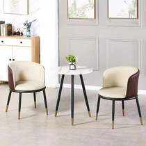 Net red balcony small table and chair tea table three-piece set combination fabric garden stool leisure milk tea shop combination set sofa
