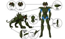(Childrens Dream)Japanese version Bandai Holy clothing myth God fighter Kaiyang Star Saber-toothed tiger Black Tiger Xidu