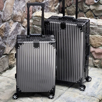 All-aluminum magnesium alloy trolley case universal wheel right angle suitcase men and women 20 inch password boarding 22 suitcase 26 inch