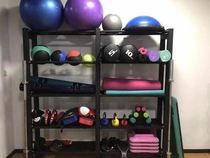 Customizable Bell ball rack yoga mat storage double volleyball rack studio comprehensive storage rack tool storage rack
