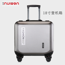 Ruiwen 18-inch stewardess trolley case female universal wheel mini suitcase luggage male aluminum frame small boarding case