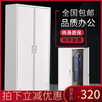 New two-door steel locker worker cabinet iron worker locker with lock storage cabinet shoe cabinet multi-door Cabinet