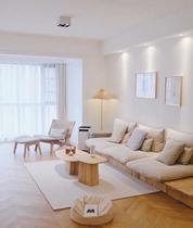  DAaZ Muyou sofa matching ash small coffee table Modern simple living room solid wood small coffee table combination