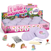 Archaeological excavation Mermaid toy Concentration training female kindergarten Birthday gift The whole class to share the gift practical