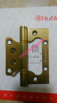 Huitai Long 4-inch primary-secondary door hinge without notching single-leaf hinge 3043C-2BB yellow ancient bronze sand and light per piece