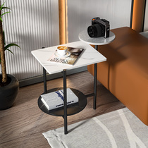 Three-story sofa side a few light luxury modern simple side cabinet Side Table Rock board bedside small coffee table dining corner few minimalist