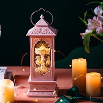 Merry-go-round music box crystal ball music box girlfriends birthday gifts childrens wind lantern wedding companion gift