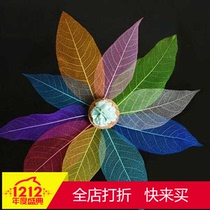 Natural cicada wing leaf plate decoration embellishment Hotel Restaurant Club chef supplies artistic conception dishes creative dishes decorative leaves