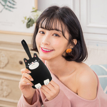 Special Price Japan Design Kine Cat Original Cute Playful Kitty Pure Cotton Solid Exposure Car Key Bag