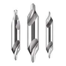 Center drill full grinding spiral groove stainless steel A- type center drill bit fixed heart drill positioning drill 2mm3mm4mm
