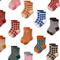 Childrens socks pure cotton thick Korea tide ins autumn and winter cute super cute baby girls socks boys boneless baby socks