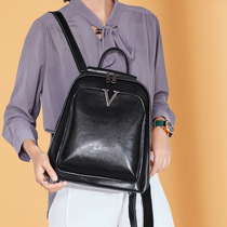 WFF Bag Woman 2022 New Leather Fashion Backpack Current Backpack with large capacity Han - edition shoulder bag woman
