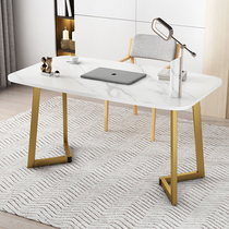 Computer desk small apartment office table and chair combination set desk single double study room long table learning table