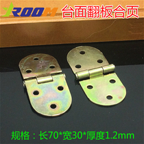 Yilong Small Iron Flap Hinge Round Table Hinge Hidden Connection Hinge Furniture Hinge (Only)