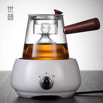 Black tea automatic tea making stove Teapot Small electric pottery stove Household steam tea making set Glass tea making teapot
