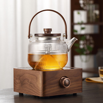 Glass steaming teapot Beam Electric ceramic stove Tea maker set Small capacity Japanese tea maker Tea maker set