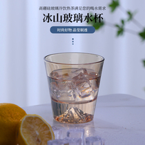 Japanese-style Mount Fuji glass water cup Household ins wind creative handmade iceberg wine glass Beverage Teacup summer