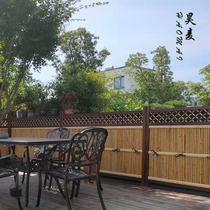 Japanese bamboo fence Bamboo yard wall Bamboo screen Bamboo garden Outdoor villa fence Bamboo courtyard partition Decorative fence