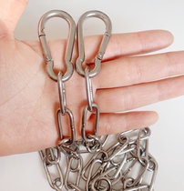 304 stainless steel clothesline outdoor telescopic drying rack non-slip iron chain windproof and rainproof wire rope