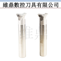 Taiwan YW55°60 degree straight handle dovetail groove holder WP inner hole dovetail V-groove milling cutter holder Sleeve type cutter plate
