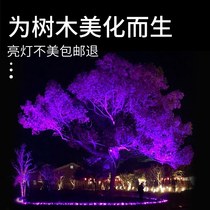 Shooting tree light outdoor waterproof led light tree floodlight under tree color landscape spotlight outdoor tree lighting tree light