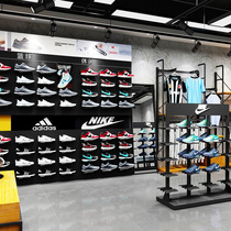 Clothing store shoe wall display cabinet Shoe store shoe rack display rack Shoe bracket store sports shoes shopping mall shoe cabinet commercial