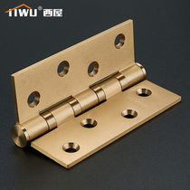 Westinghouse copper hinge 4 inch bearing hinge loose leaf door full copper folding page mute silencing 5 inch hinge hinge