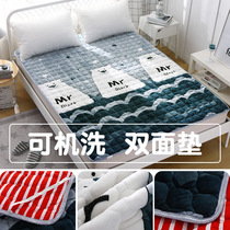 Thickened flannel mattress student single dormitory tatami mattress floor shop double mattress sponge pad