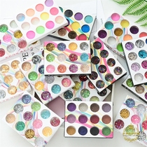 Mixed DIY Handmade Accessories Pearl Powder Shell Paper Flash Care Pentagon Tin Foil