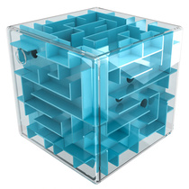 Nursery Balance Walking Pearl Gravity 3d Labyrinth Ball Boy Solid Magic Square Child Puzzle Toy Track Ball Bearing