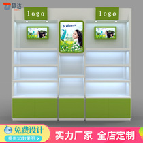 Cosmetic cabinet display cabinet simple modern beauty salon product display cabinet display cabinet skin care product display rack customization