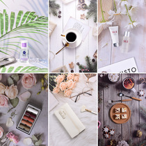 3D photography background paper ins wind photo props Gourmet Christmas Cosmetics jewelry shooting background cloth ornaments Breakfast baking bread Afternoon tea Light and shadow geometric pendulum Three-dimensional jam
