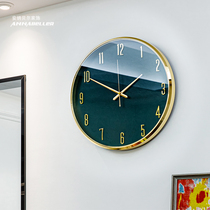 High-end light luxury clock clock clock clock living room home fashion wall watch modern simple mute atmospheric radio clock