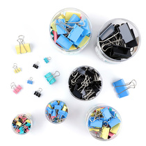 Chuangyi office supplies color long tail clip dovetail clip file clip clip big medium and small clip stationery home students use small clip iron ticket clip photo clip clip wholesale