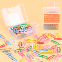 Chuangyi 5-box nickel-plated pushpin color paper clip I-shaped nail can be nailed to the wall Metal pin Creative photo wall cork board nail press nail Photo painting Office stationery binding supplies