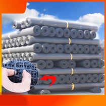 Plastic net Breeding net Chicken fence net Isolation protective net Safety fence net Black rubber geogrid net