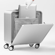 Small model luggage aluminum magnesium alloy 20 aircraft trolley case 16 inch suitcase men and women Mini business boarding case