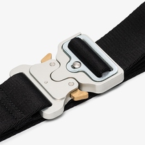 Spot ALYX men and women belt 1017 9SM new tactical function metal buckle canvas Crown Hi FOG belt