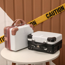 Suitcases Small 14-inch Mini Makeup Case Woman Light Cryptography Hand Carrying Case Suitcase Super Light 16 Inch Waterproof