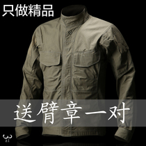 Spring and autumn archon long sleeve outdoor tactical shirt Mens shirt Military fan outdoor commuter multi-pocket army shirt