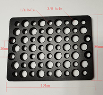 Photography accessories 1 4 3 8 perforated plate cheese board bracket base cloud board 5D2 with Coke kit