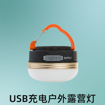 Outdoor camping work lights USB charging LED camping emergency mini-tent lights with magnets can hang camp lights