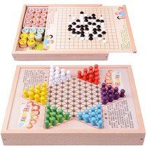 Suitable for the elderly to play with toy flying chess children Checkers Game Chess Five Chess Chess game Chess Puzzle Z